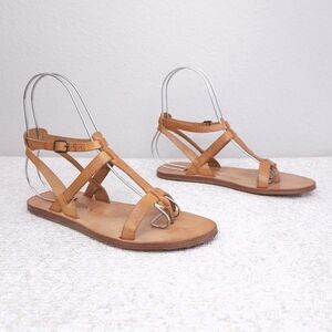 N.D.C. Gladiator Sandals Strappy Handmade Leather Flats